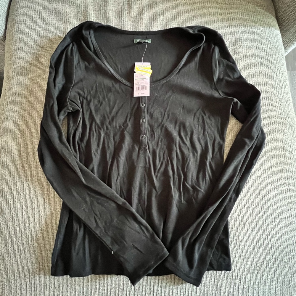 Ribbed Basic Long Sleeve
